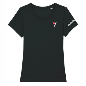 slashwhy T-Shirt Women black Stick