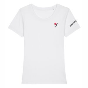 slashwhy T-Shirt Women white Stick