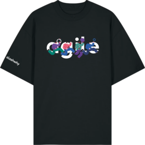 slashwhy agil Oversize T-Shirt Unisex black