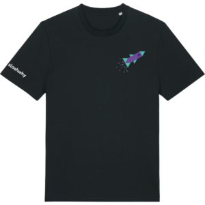 slashwhy Begeisterung T-Shirt Unisex black