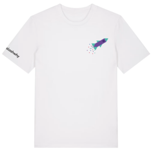 slashwhy Begeisterung T-Shirt Unisex white