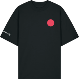 slashwhy Menschlichkeit Oversize T-Shirt Unisex black