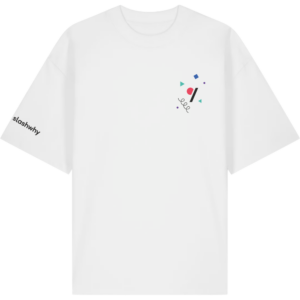 slashwhy shapes Oversize T-Shirt Unisex white