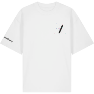 slashwhy Verantwortung Oversize T-Shirt Unisex white